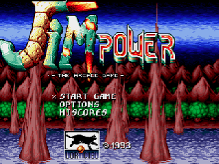 Screenshot Thumbnail / Media File 1 for Jim Power - The Arcade Game (USA) (Proto) [b]